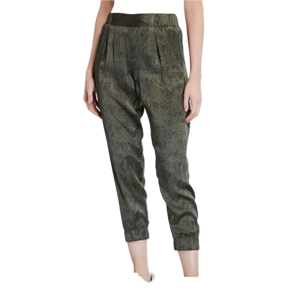 ATM Anthony Thomas Melilla Silk Jungle Combo Pants